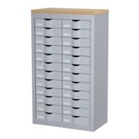 Paperflow rmoire  tiroirs - 12 ranges de 2 tiroirs