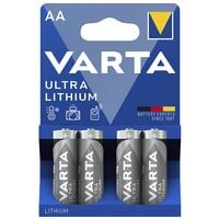 Varta Paquet de 4 piles  ULTRA LITHIUM  Mignon / AA / CR6