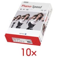 10x Papier photocopieur A4 Plano Speed - 5000 feuilles au total, 80g/m