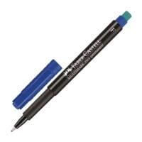 Faber-Castell Marqueur indlbile Multimark 1513 F - pointe ogive, Epaisseur de trait 0,6 mm