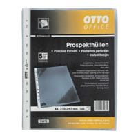 OTTO Office Premium pochette perfore Premium A4 transparent, ouverture en haut - 100 pice(s)