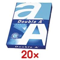 20x A4 Double A Premium - 10000 feuilles au total