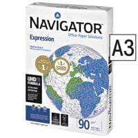 Papier imprimante multifonction A3 Navigator Expression - 500 feuilles au total, 90 g/m