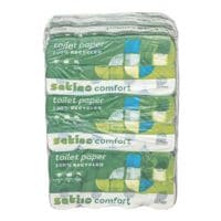 Satino comfort papier toilette Comfort 3 épaisseurs, ultra blanc - 72 rouleaux (9 paquets de 8 rouleaux)