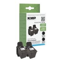 KMP Paquet de 2 cartouches jet d'encre quivalent HP  C6656AE  n 56