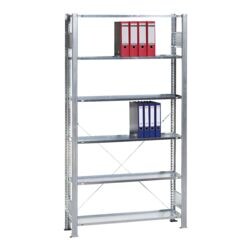 SCHULTE Lagertechnik Elément de base « bibliothèque enfichable Multiplus 6 NC » simple profondeur