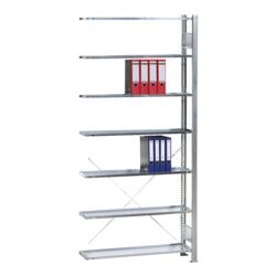 SCHULTE Lagertechnik Elément d'extension « Bibliothèque enfichable Multiplus 7 NC » profondeur simple