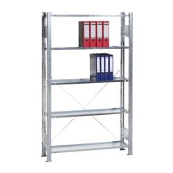 SCHULTE Lagertechnik Elément de base « bibliothèque enfichable Multiplus 5 NC » double profondeur