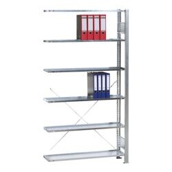 SCHULTE Lagertechnik Rayonnage « bibliothèque enfichable Multiplus 6 NC » double profondeur