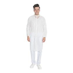 Franz Mensch 100 blouses visiteurs  Hygostar  XL 110/130 cm, HACCP-sans danger pour les aliments, blanc