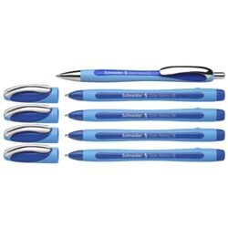 4x Schneider Slider Memo XB 1502 bleu Stylo-bille avec  blau gratis