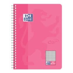 5x Oxford cahier  spirale Touch B5  carreaux, 80 feuille(s)