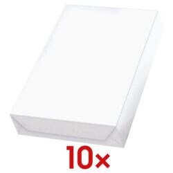 10x Papier photocopieur A4 - 5000 feuilles au total, 80 g/m²