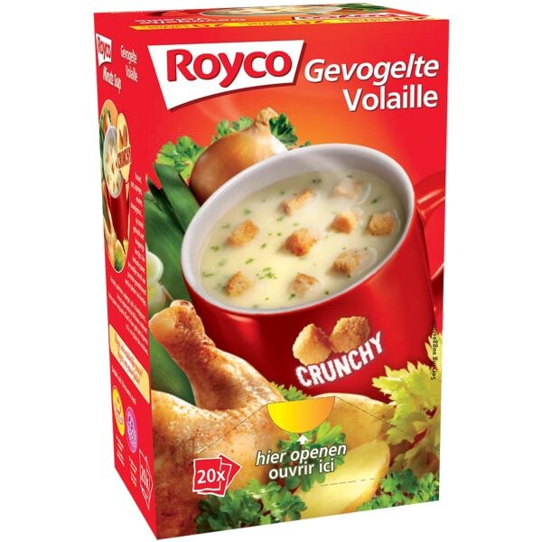 ROYCO Soupe volaille avec crotons   Minute Soup 