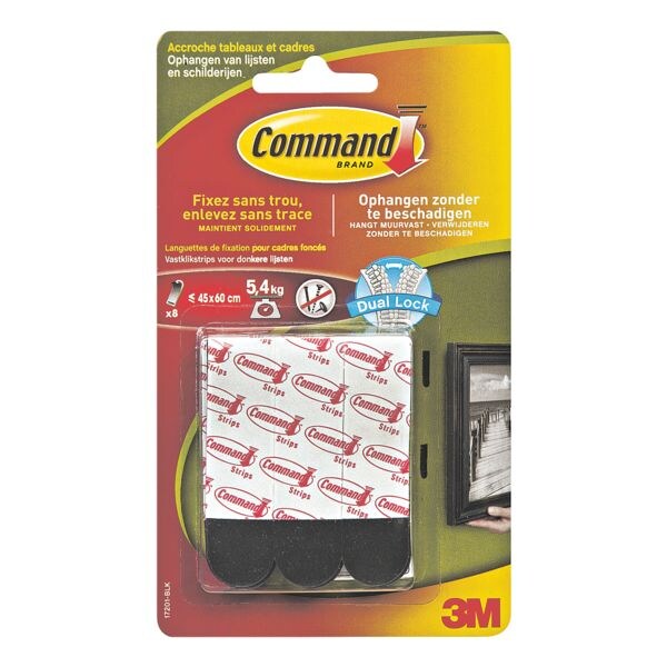 Command Paquet de 8 bandes de fixation � 5,4 kg �
