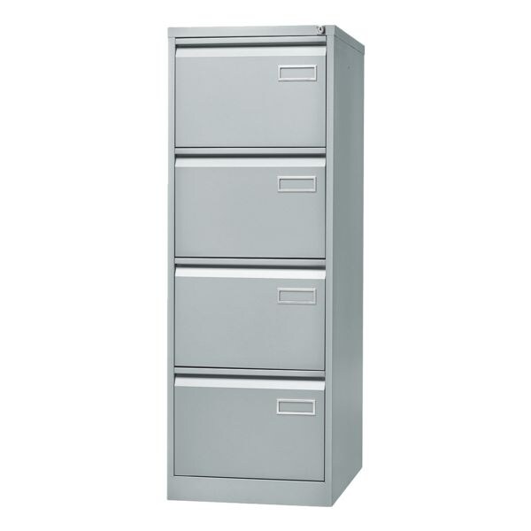 Bisley armoire à dossiers suspendus A4, 1 rangée, 4 tiroirs