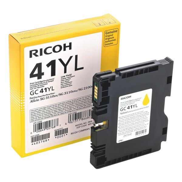 Ricoh Cartouche gel d'encre  405768  GC41KY