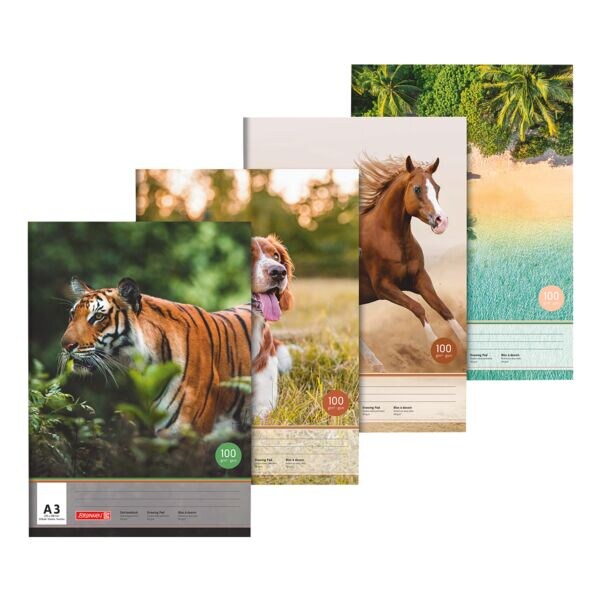 Brunnen Bloc  dessin A3 - 100 g