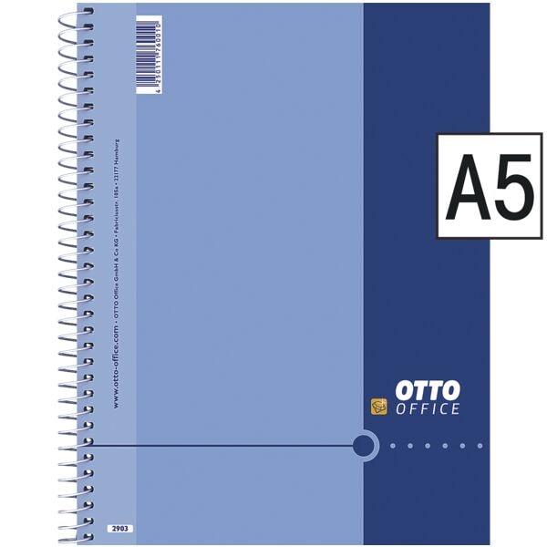 OTTO Office Premium cahier  spirale Creativ A5  carreaux, 80 feuille(s)