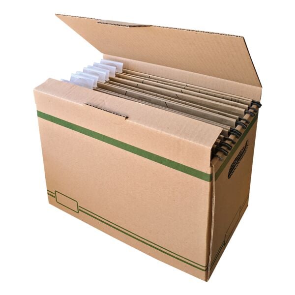 Caisse de penderie carton PACK AND MOVE, H.120 cm