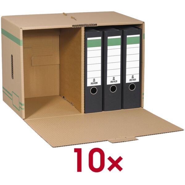 cartonia Cartons  classeurs pour jusqu' 6 classeurs larges - 10 pices