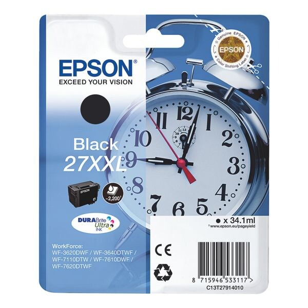 Epson Cartouche jet d'encre XXL  T2791  n 27