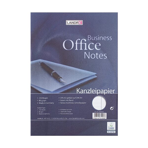 Landr Papier business  Office  lign avec marge 100050622