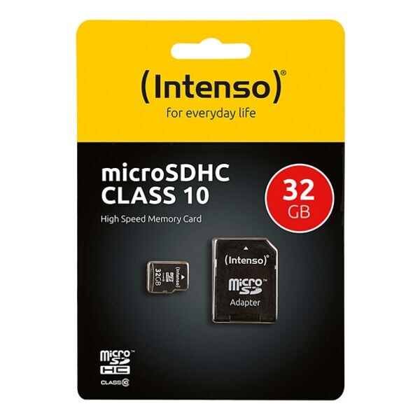 Intenso Carte mmoire micro SDHC  Intenso Class10 32GB 