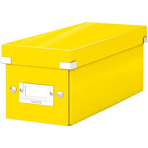 LEITZ Bote de rangement pour CD/DVD WOW 6041  Click & Store 