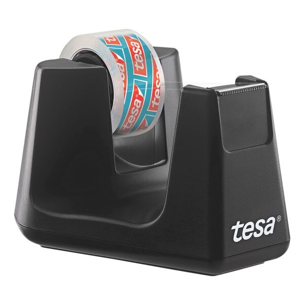 tesa Dérouleur de table « smart ecoLogo®  » avec bande adhésive « cristal-clair » 53903