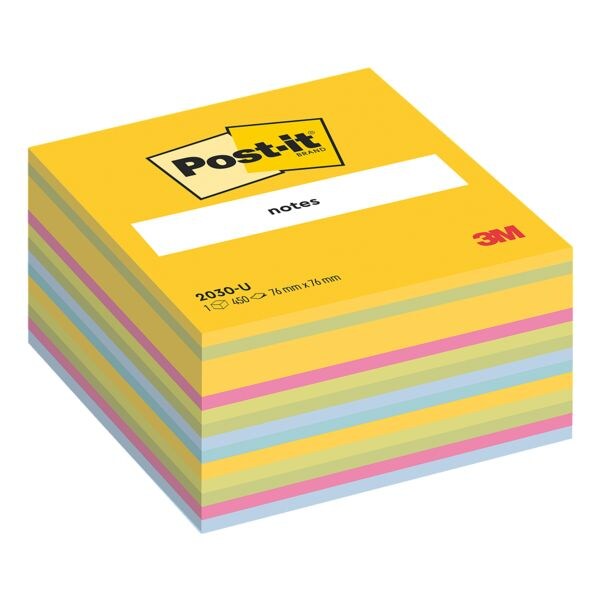 Post-it Notes Bloc cube de notes repositionnables « Notes 2030U » Post-it Notes Bloc cube de notes repositionnables « Notes 2030U »