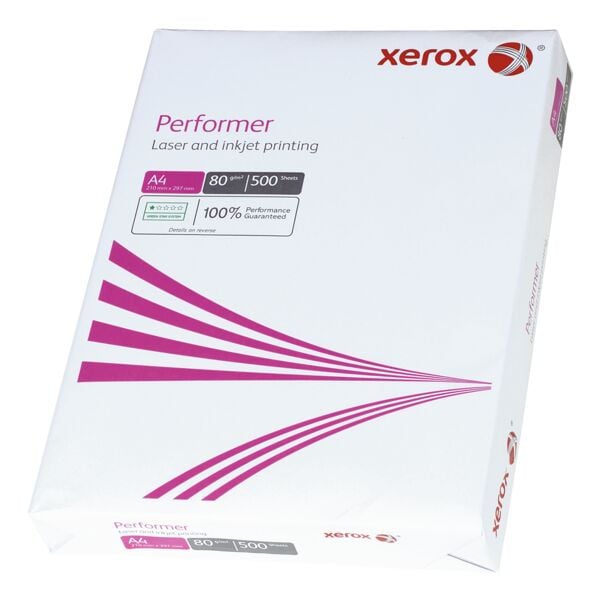 Papier photocopieur A4 Xerox Performer - 500 feuilles au total, 80g/m