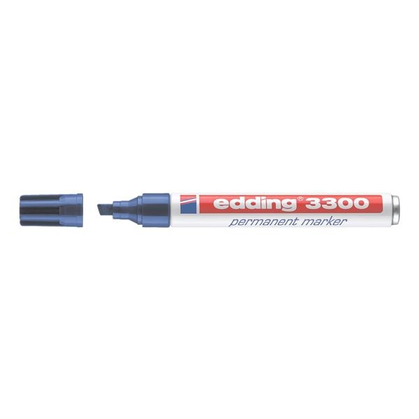 edding marqueur indlbile 3300 - pointe biseaute, Epaisseur de trait 1,0 mm - 5,0 mm