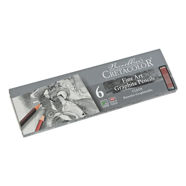 SAX Crayons d'artistes graphites  Cleos  6 pices