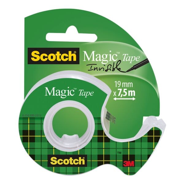 Scotch Ruban adhsif  Magic  avec dvidoir  main