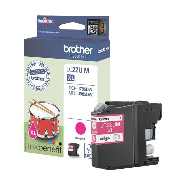 Brother Cartouche jet d'encre  LC-22UM 