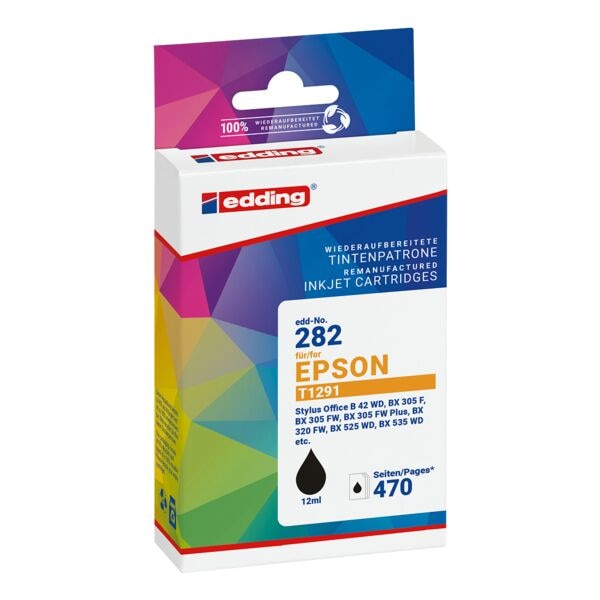 edding Cartouche équivalent Epson « T1291 » edding Cartouche équivalent Epson « T1291 »