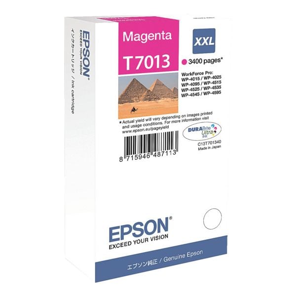 Epson Cartouche d'encre XXL  T7013  magenta