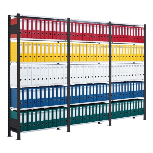 SCHULTE Lagertechnik Bibliothque de base  Duo large  avec 6 tagres