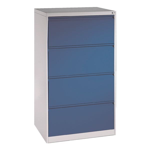 CP armoire  dossiers suspendus A4, 2 ranges, 4 tiroirs