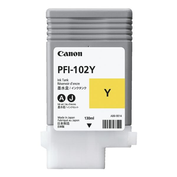 Canon Cartouche d'encre « PFI-102Y » Canon Cartouche d'encre « PFI-102Y »