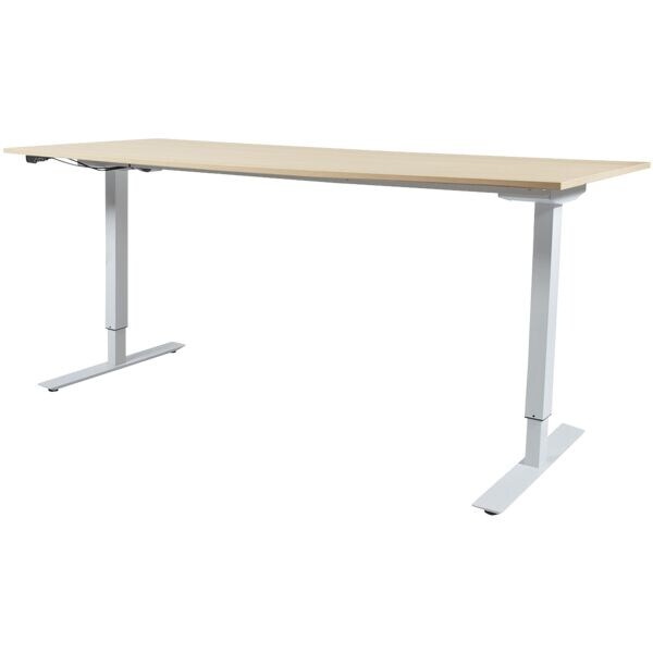 Schaffenburg bureau Linesto 180 cm, pitement en L blanc