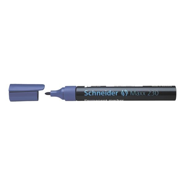 Schneider marqueur indlbile Maxx 230 - pointe ogive, Epaisseur de trait 1,0  - 3,0 mm