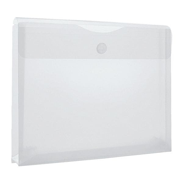 Foldersys Pochettes transparentes A4 paysage avec souflet 50mm 40134-04