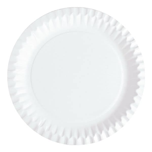 Papstar Paquet de 100 assiettes jetables