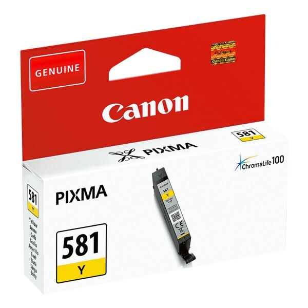 Canon Cartouche jet d'encre « CLI-581 Y » Canon Cartouche jet d'encre « CLI-581 Y »