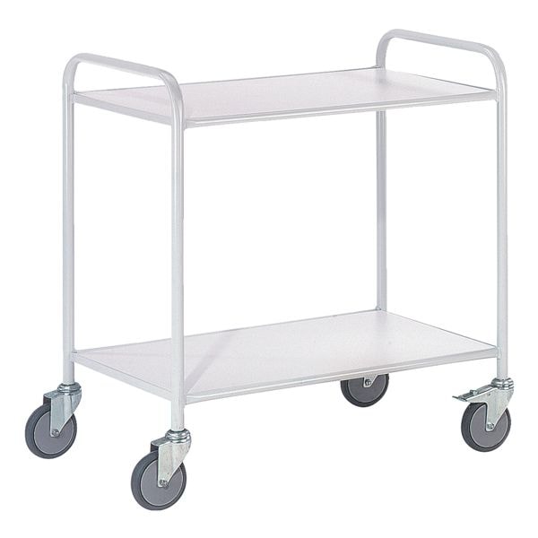 ROLLCART Chariot de bureau avec 2 tagres