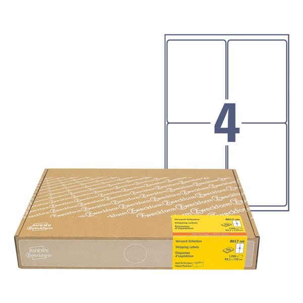 Avery Zweckform tiquettes d'expdition  8017-300  A6 (99,1 x 143,5 mm)