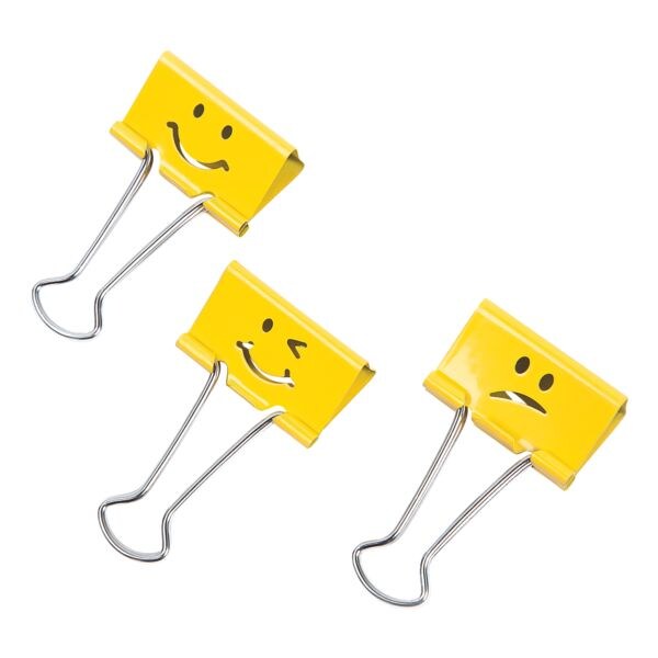 RAPESCO Pinces double clip  Emoji , 32mm, en couleur, 20 pices