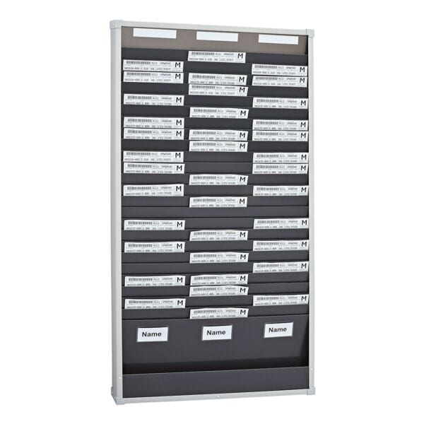 EICHNER Tableau de tri modulaire pour documents A4 72 x 135 cm (3x25 casiers)